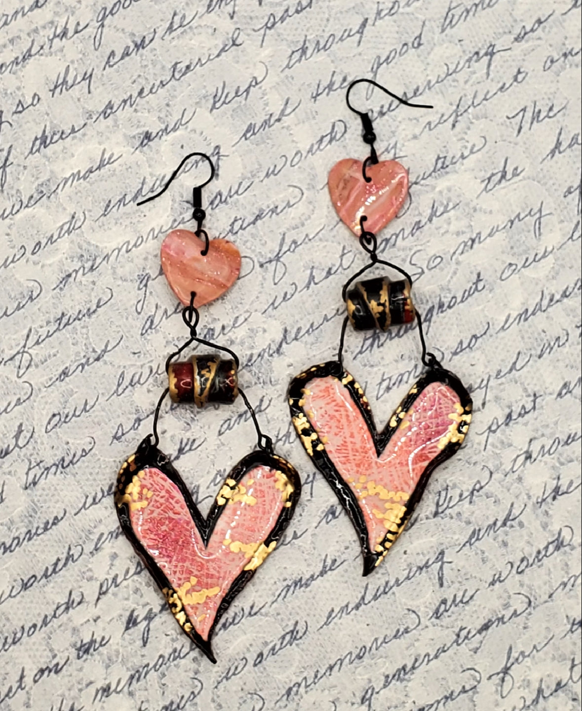 Pink Chiseled Heart