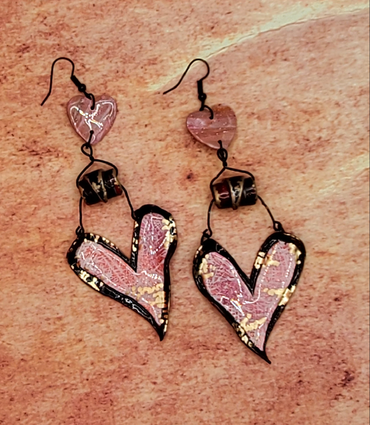 Pink Chiseled Heart