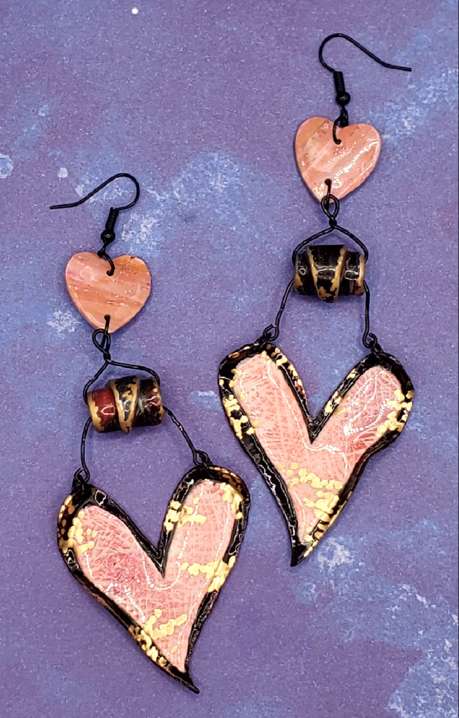 Pink Chiseled Heart
