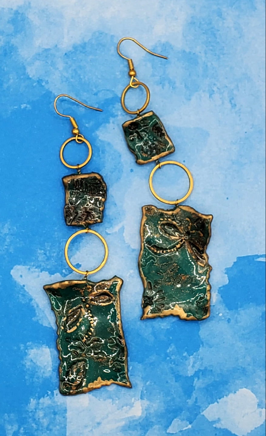 Turquoise Dragonfly Impressions
