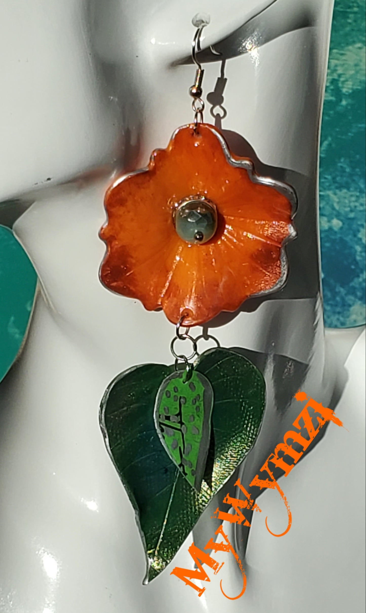 Orange Big Flower