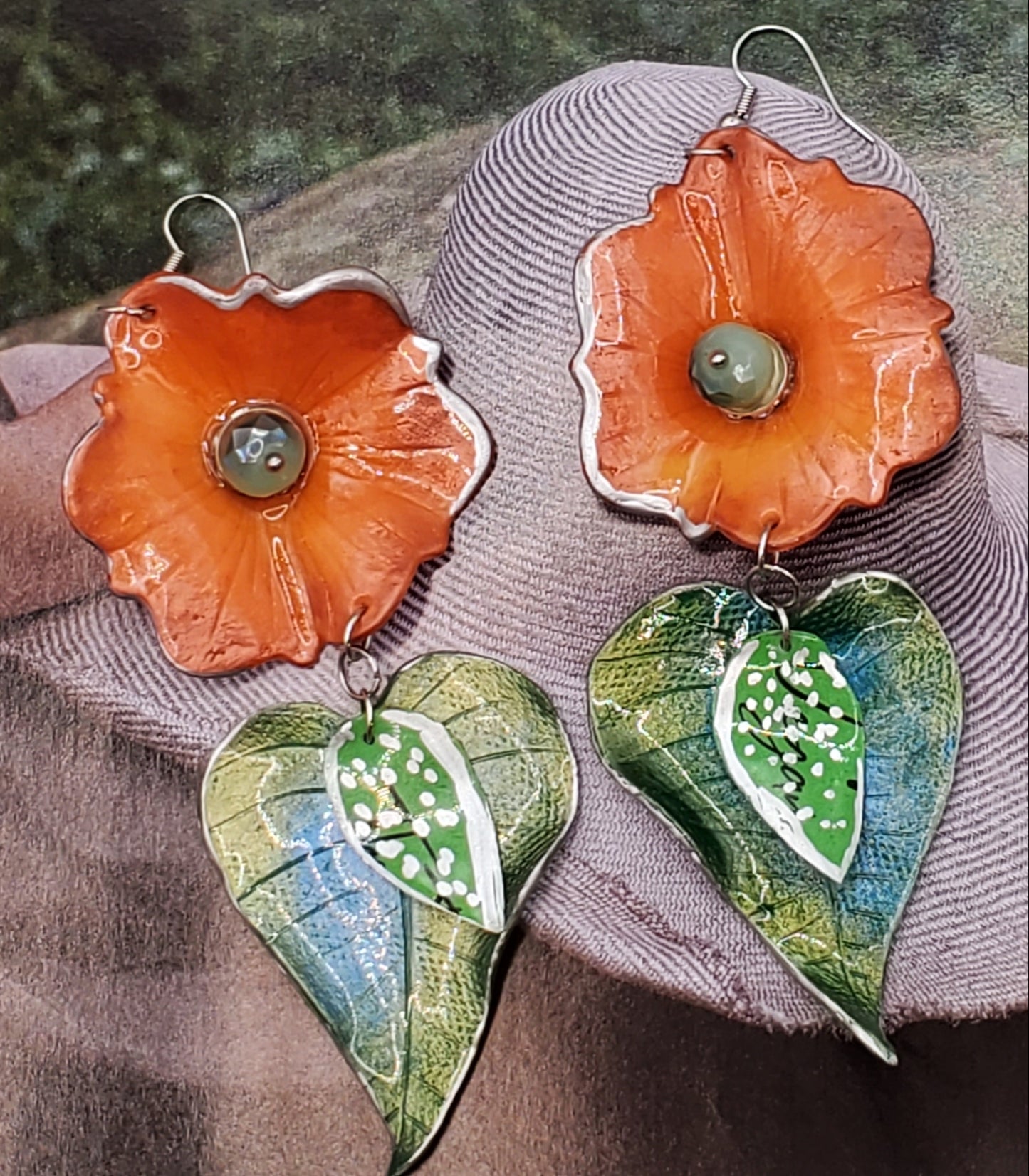 Orange Big Flower