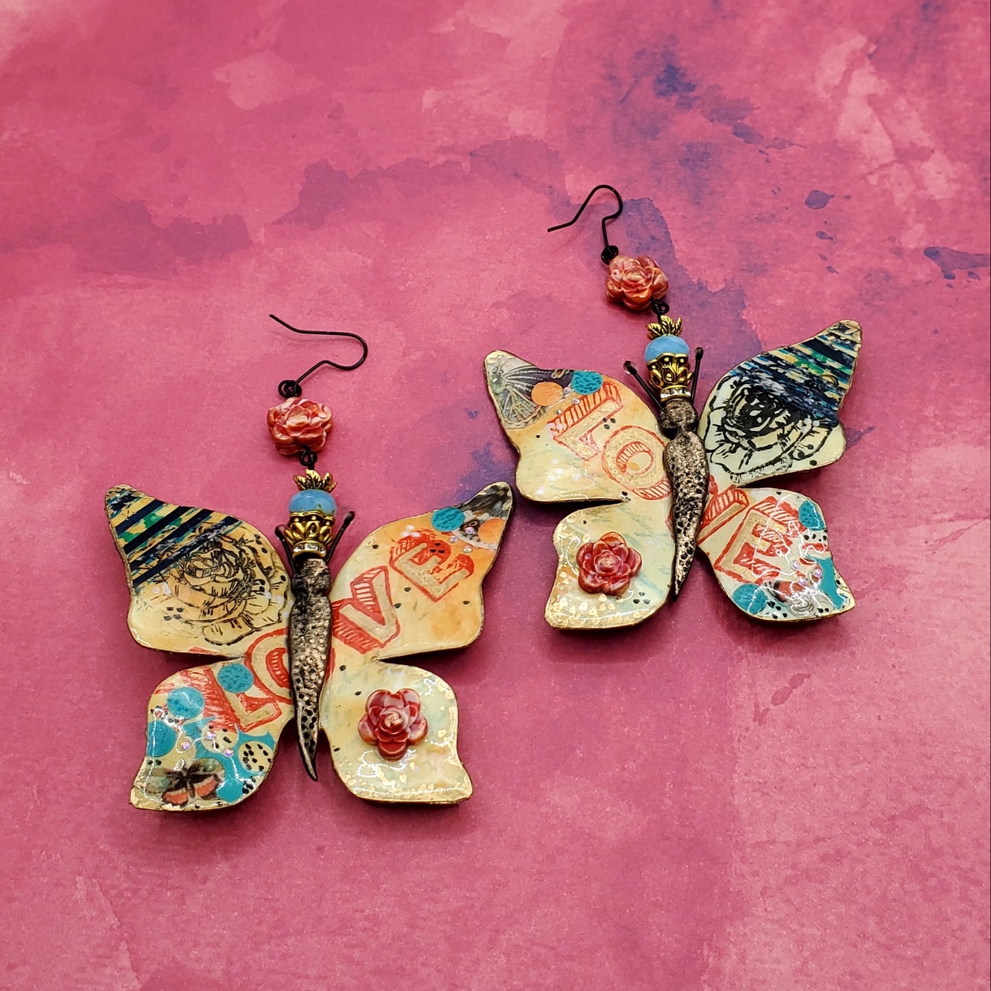 Tokyo Rose Paper Butterflies