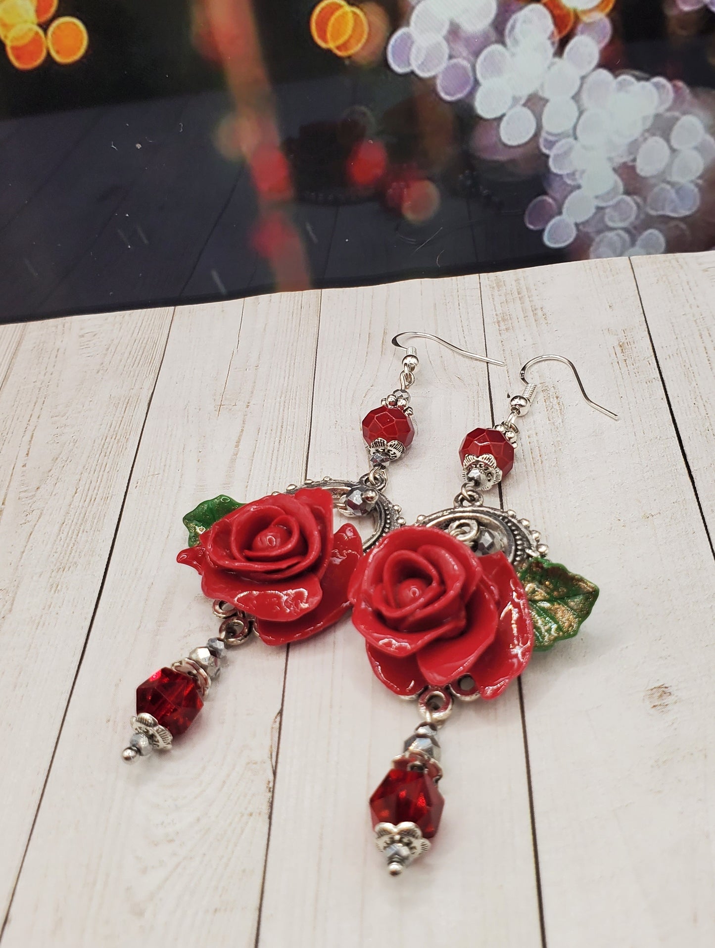Vintage Rose Red