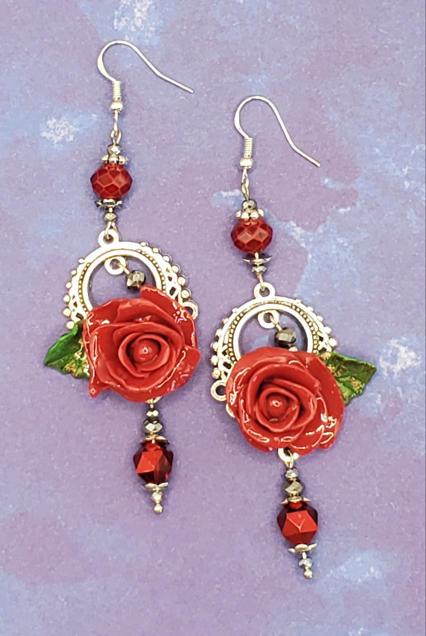 Vintage Rose Red