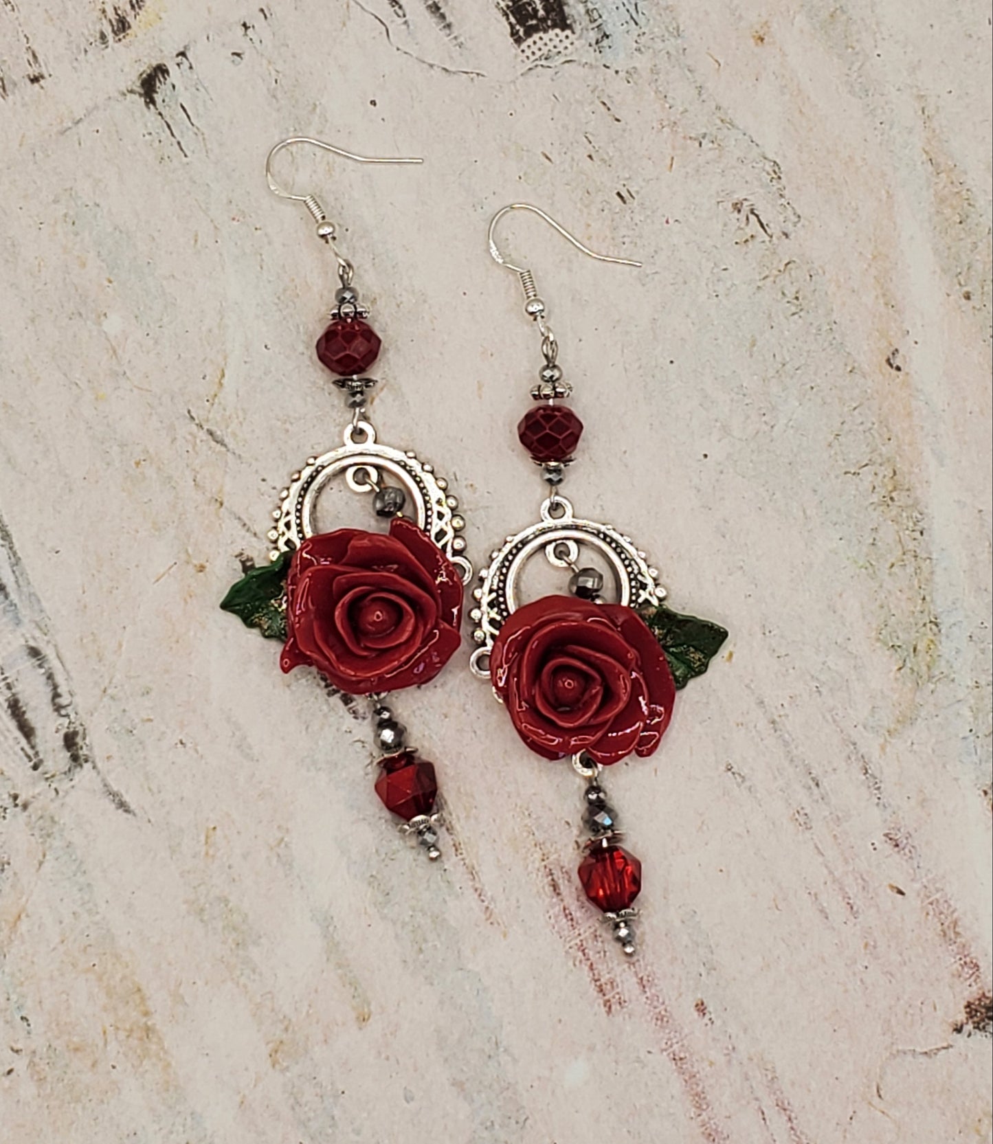 Vintage Rose Red