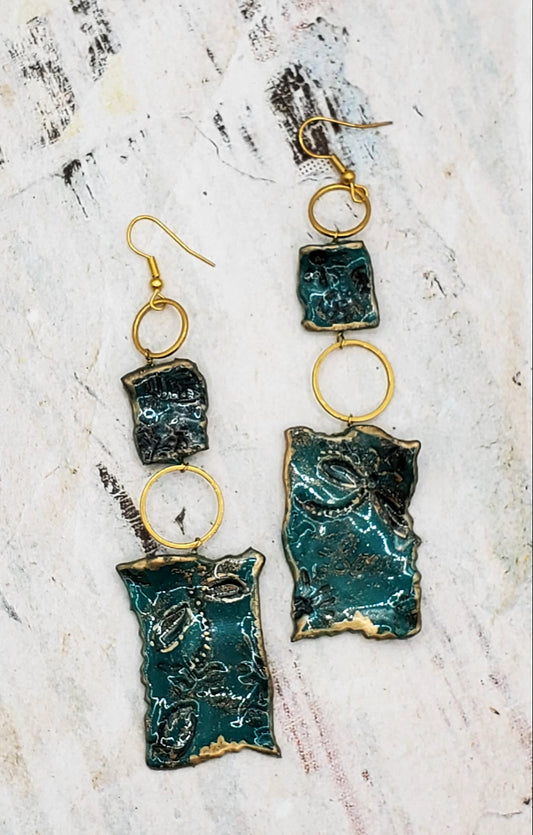 Turquoise Dragonfly Impressions