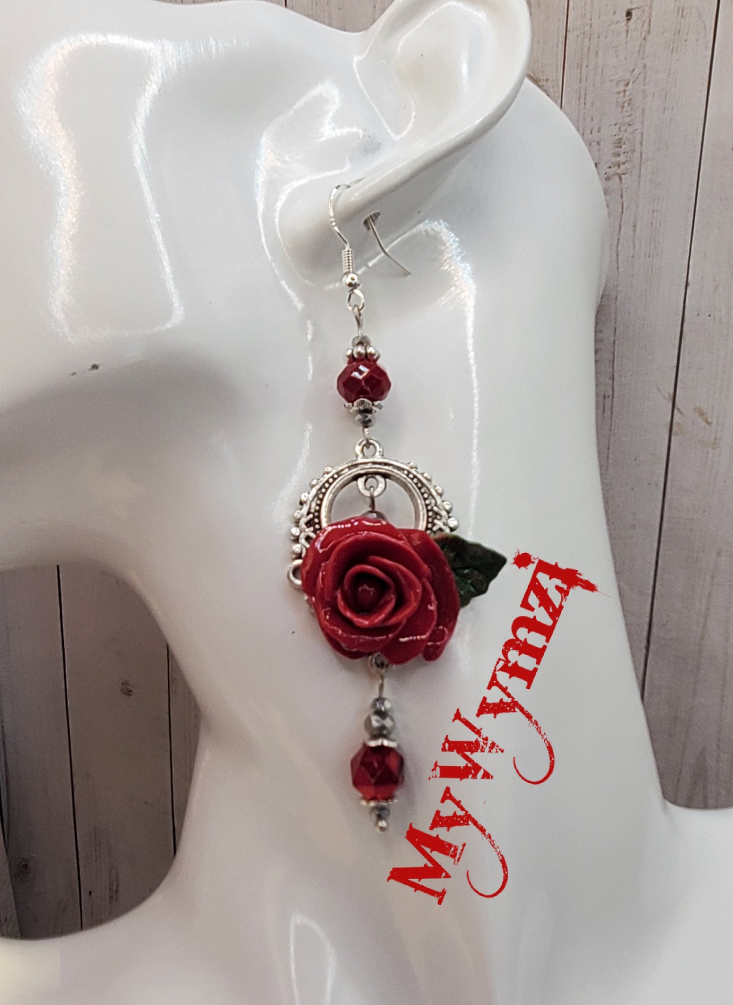 Vintage Rose Red