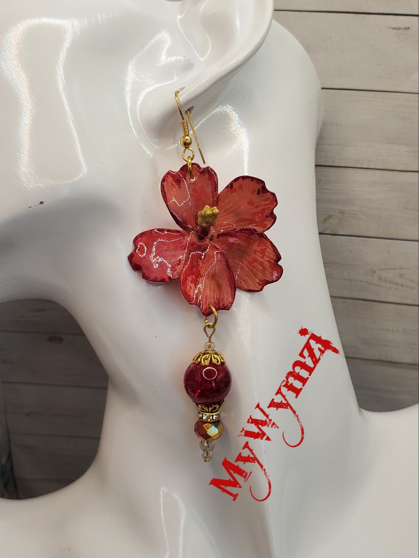 Winter Red Hibiscus