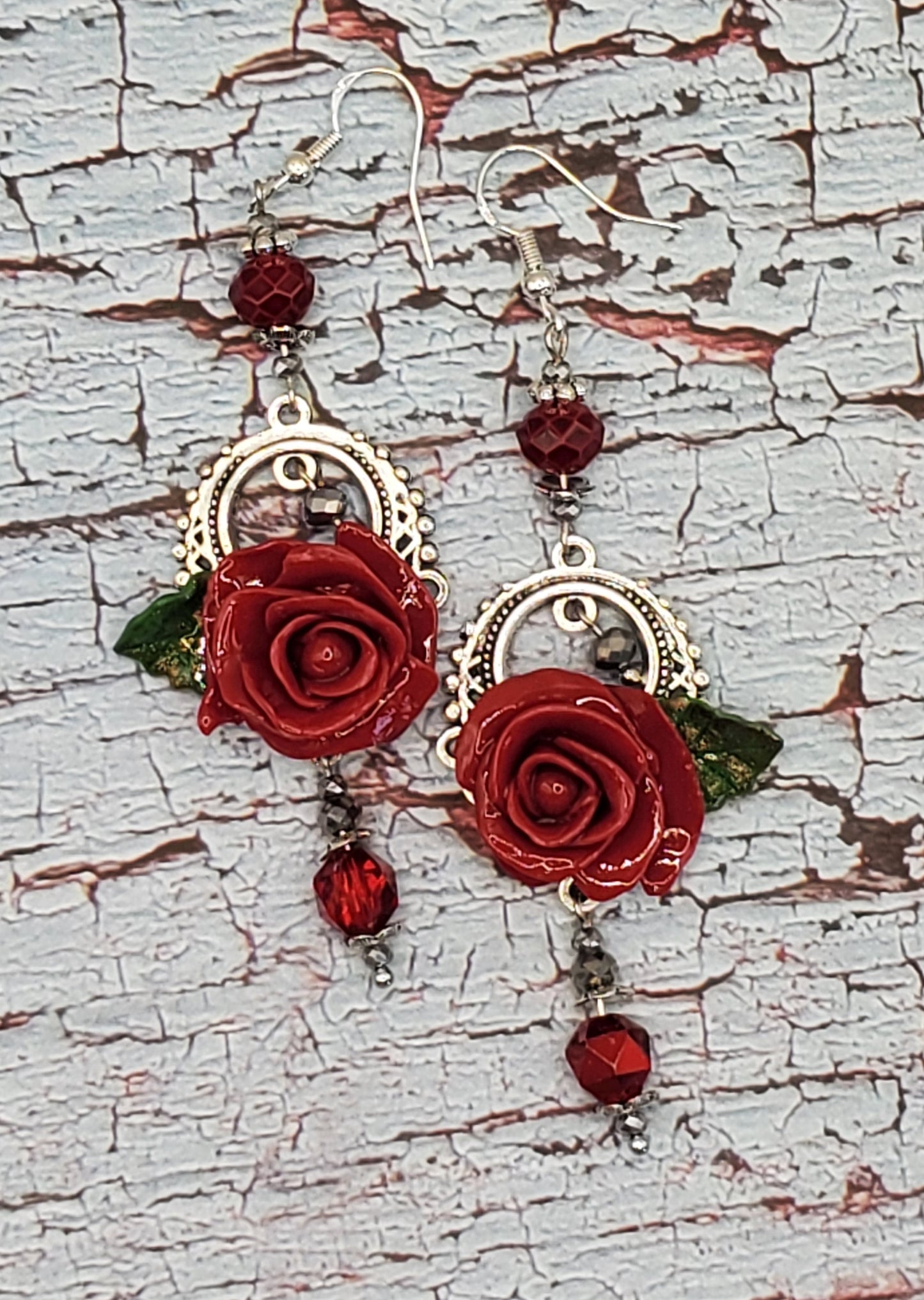 Vintage Rose Red