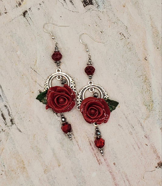 Vintage Rose Red